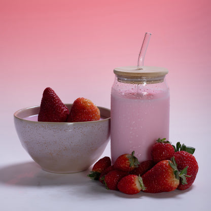 Dose única Whey Morango