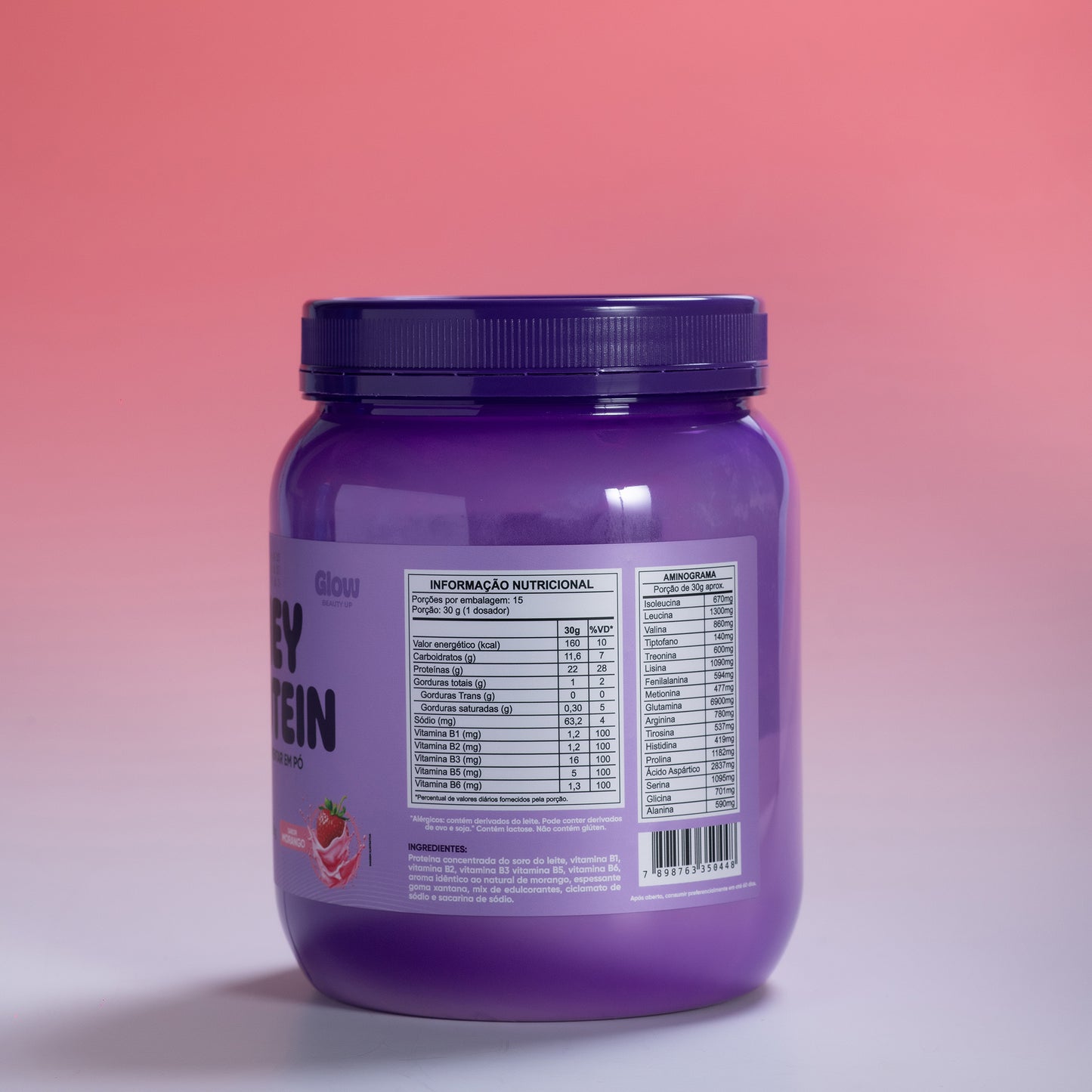 Whey Protein 450g Morango