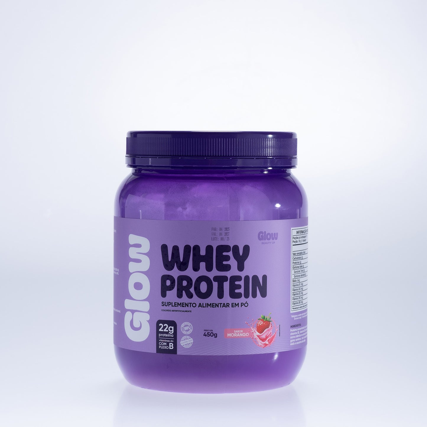 Whey Protein 450g Morango