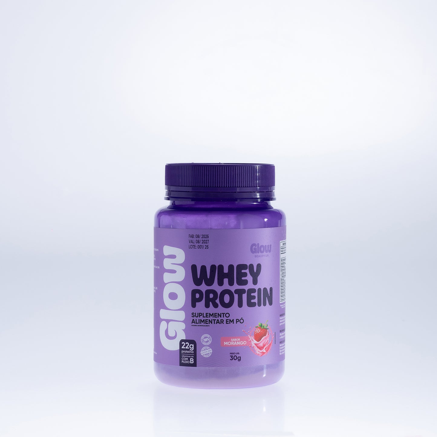 Dose única Whey Morango